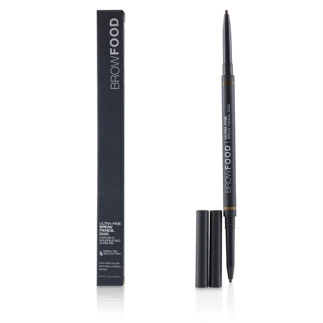 LashFood - BrowFood Ultra Fine Brow Pencil Duo - Dark Blonde - 0.0035 Oz