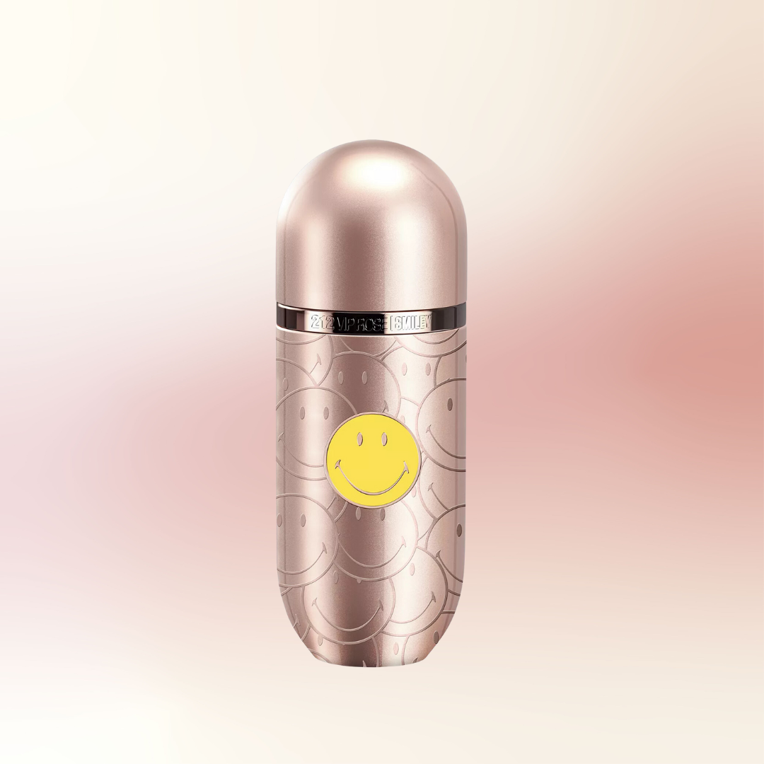 Carolina Herrera - 212 VIP Rose Smiley Eau De Parfum Spray for Women - 2.7 Oz