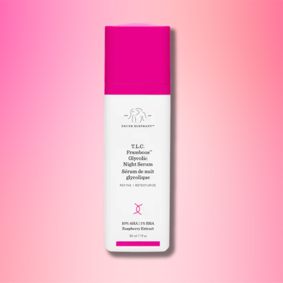 Drunk Elephant - T.L.C. Framboos Glycolic Night Serum - 1 Oz
