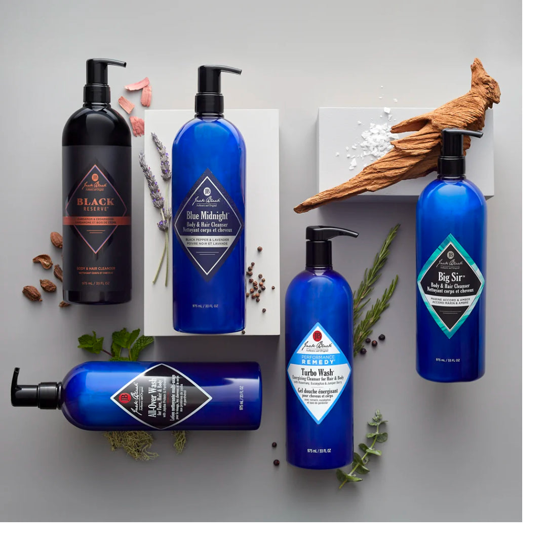 Jack Black - All-Over Wash Face, Hair, & Body Wash - 3 Oz