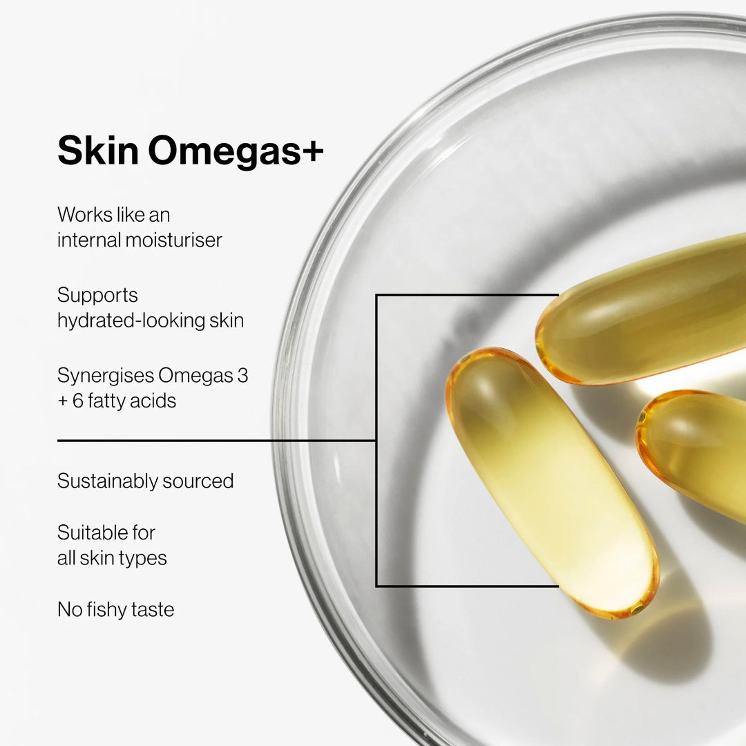 Jane Iredale - Skin Omegas, Omega 3 & 6 Skin Supplement - 60 Capsules