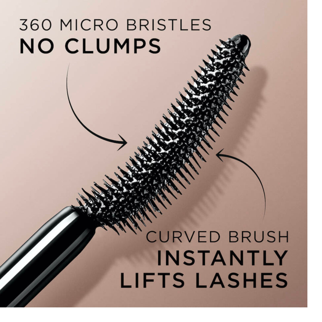 Lancome - Lash Idole Lash Lifting Volumizing Mascara Waterproof, 01 Glossy Black - 0.27 Oz