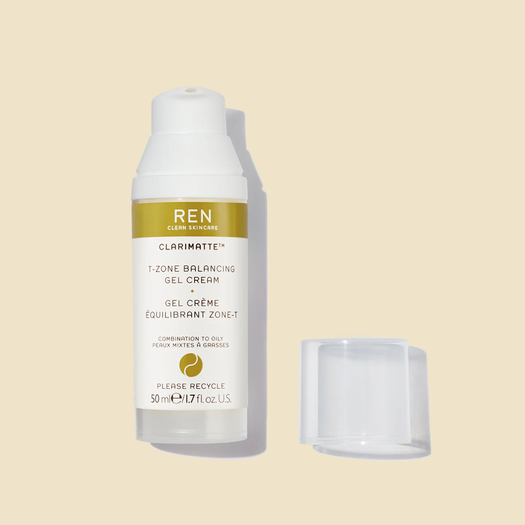 REN - Clarimatte T-Zone Balancing Gel Cream, Combination To Oily Skin - 1.7 Oz