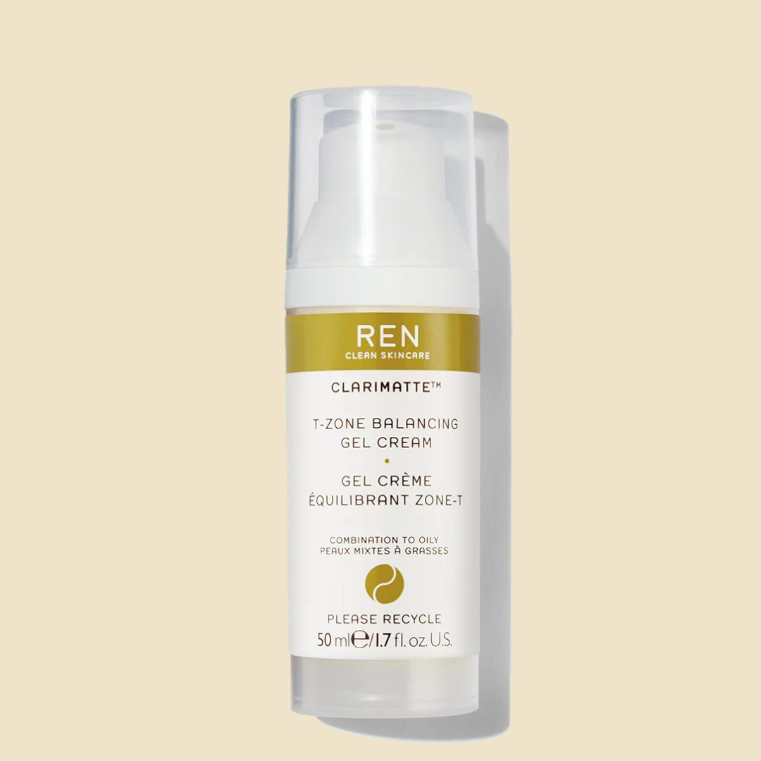 REN - Clarimatte T-Zone Balancing Gel Cream, Combination To Oily Skin - 1.7 Oz