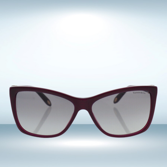 Tiffany and Co. - Sunglasses for Women, Pearl Plum-Grey Gradient - 58-14-140 mm