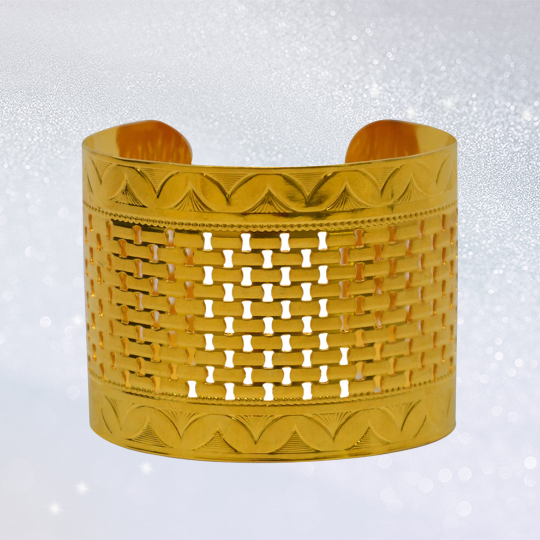 Laruicci - Odessa Cuff in 18k Gold Plated - 1 Pc