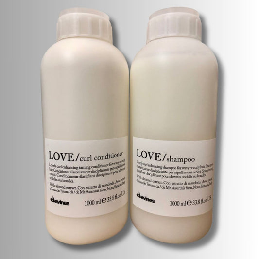 Davines - Love Lovely Curl Enhancing Shampoo & Conditioner - 33.8 Oz, Set of 2