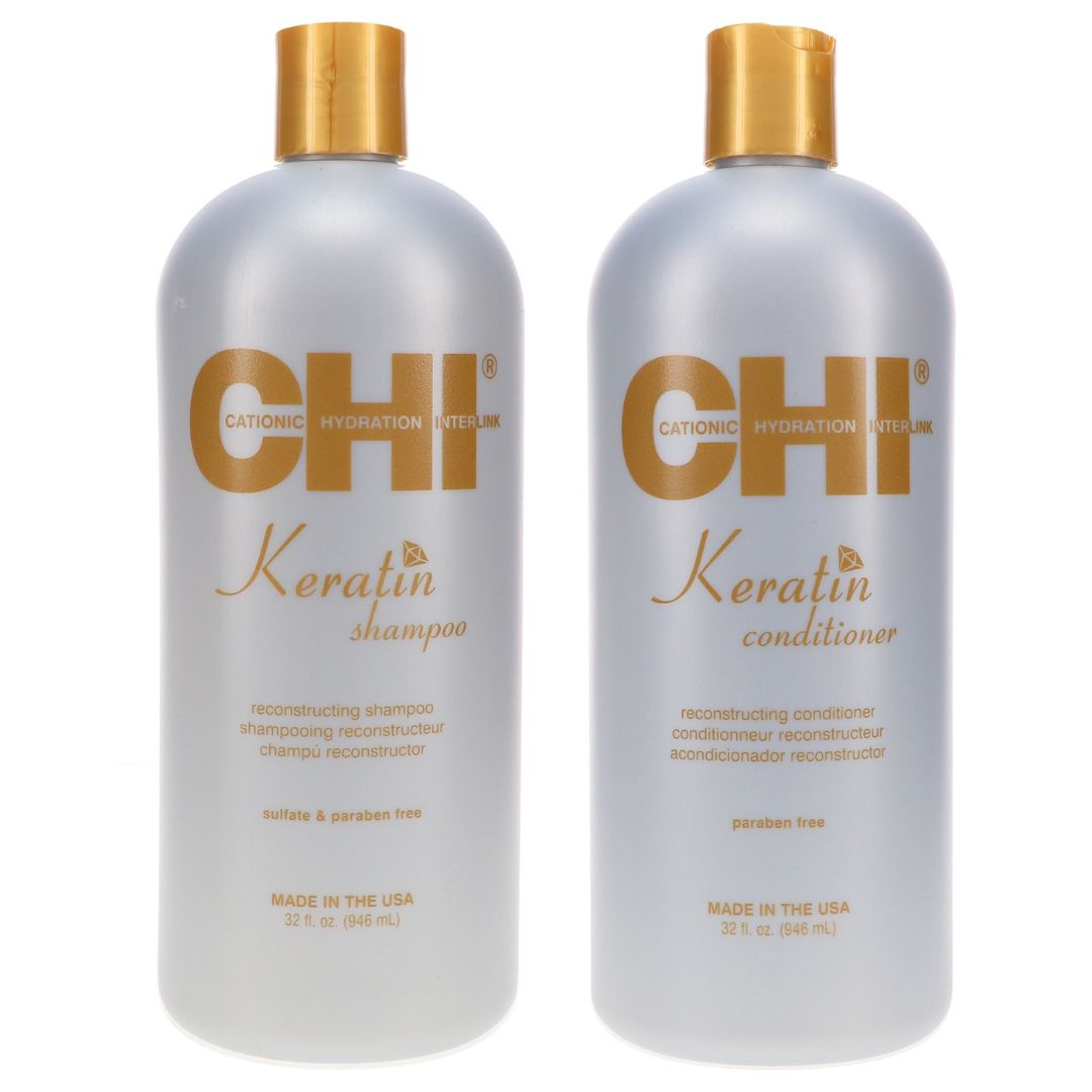CHI - Keratin Shampoo & Conditioner Reconstructing Duo - 32 Oz