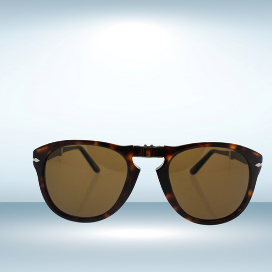 Persol - Sunglasses - Havana-Brown Polarized - 54-21-140 mm