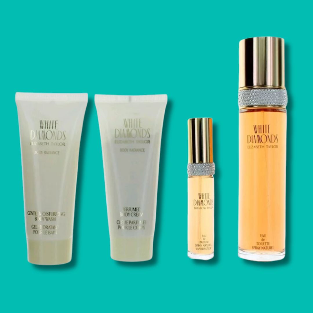 Elizabeth Taylor - White Diamonds - 4 Piece Gift Set