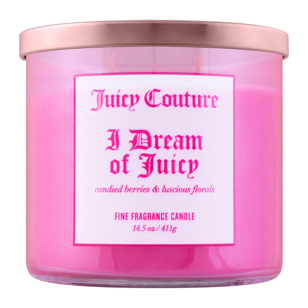 Juicy Couture - Soy Wax Blend 3 Wick Candle - 14.5 Oz