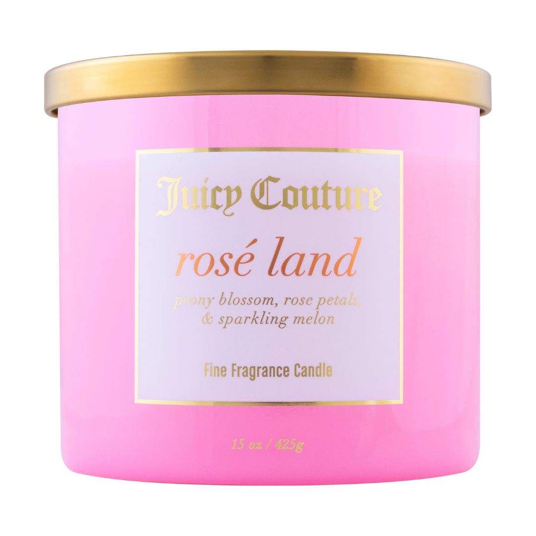Juicy Couture - Soy Wax Blend 3 Wick Candle - 14.5 Oz